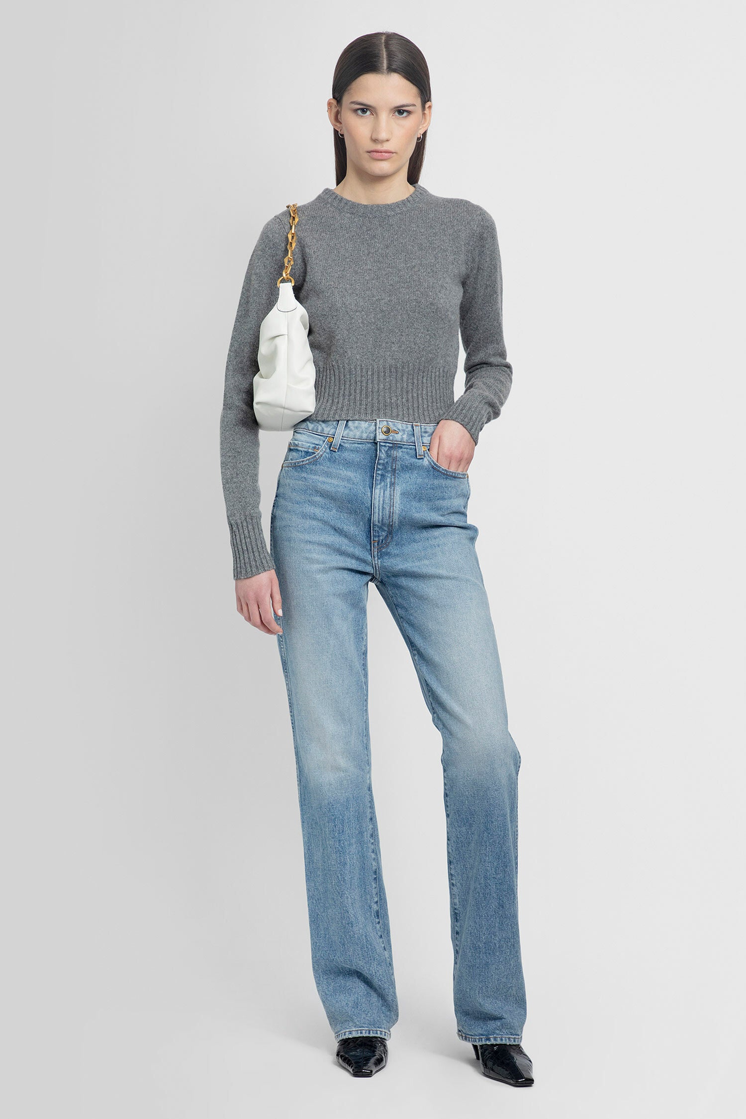 KHAITE WOMAN BLUE JEANS