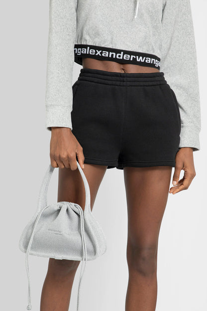 ALEXANDER WANG WOMAN GREY TOP HANDLE BAGS