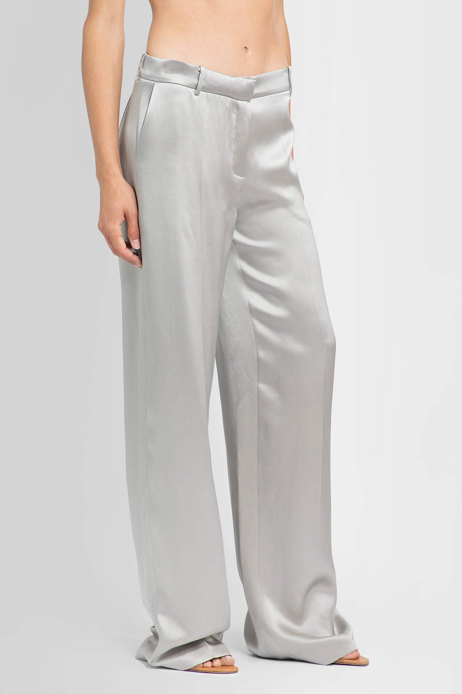 MAGDA BUTRYM WOMAN GREY TROUSERS