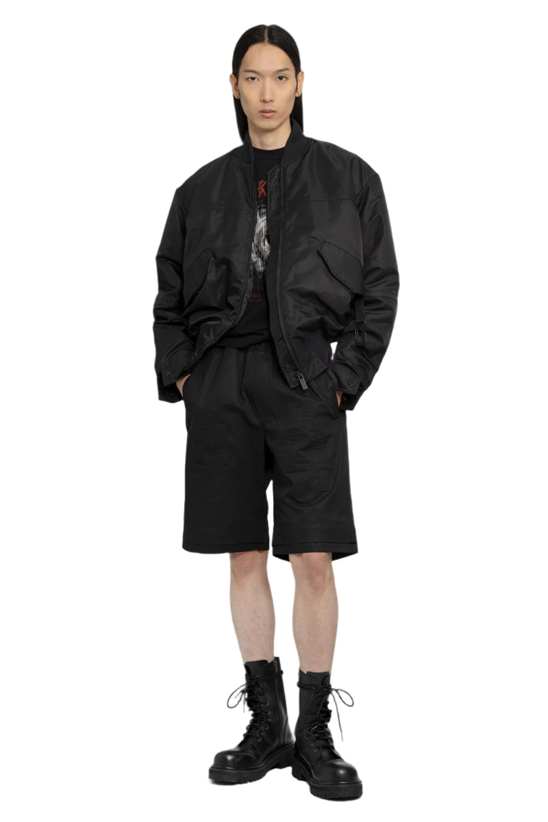 44 LABEL GROUP MAN BLACK SHORTS - Antonioli.eu