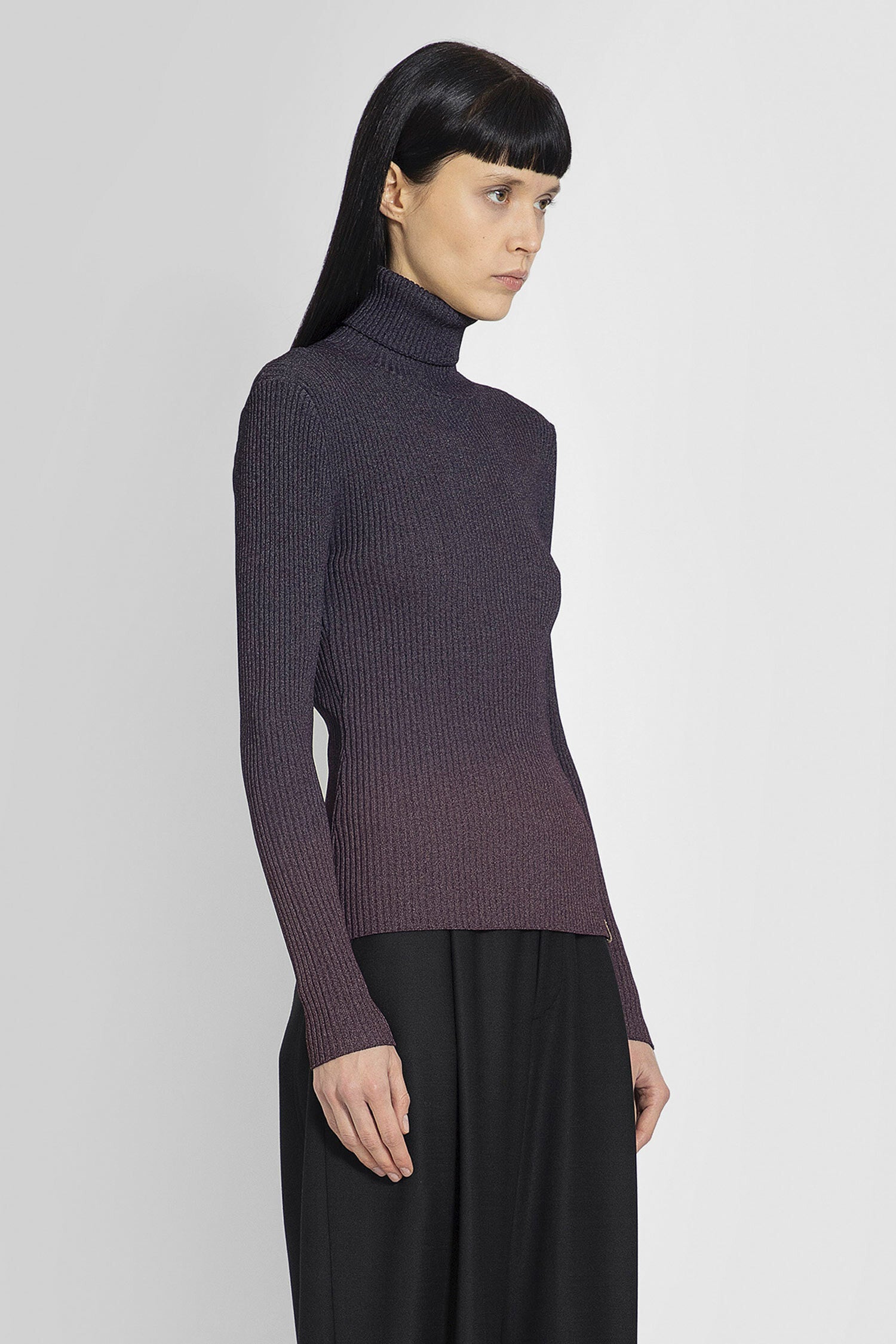 SSHEENA WOMAN PURPLE KNITWEAR