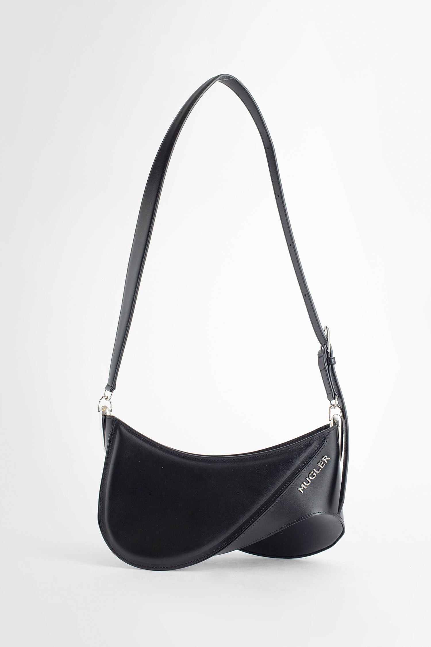 MUGLER WOMAN BLACK CROSSBODY BAGS