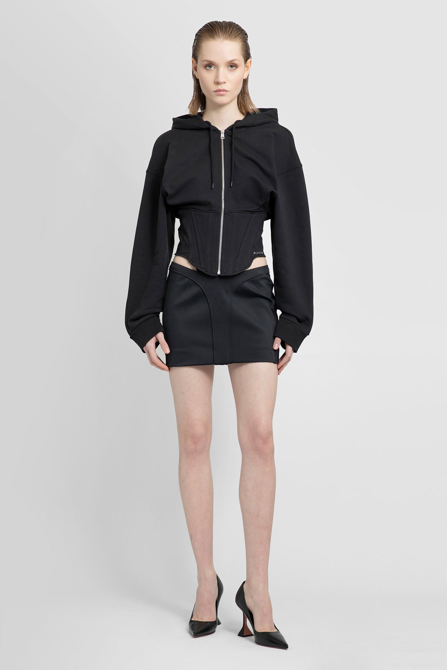 MUGLER WOMAN BLACK SKIRTS