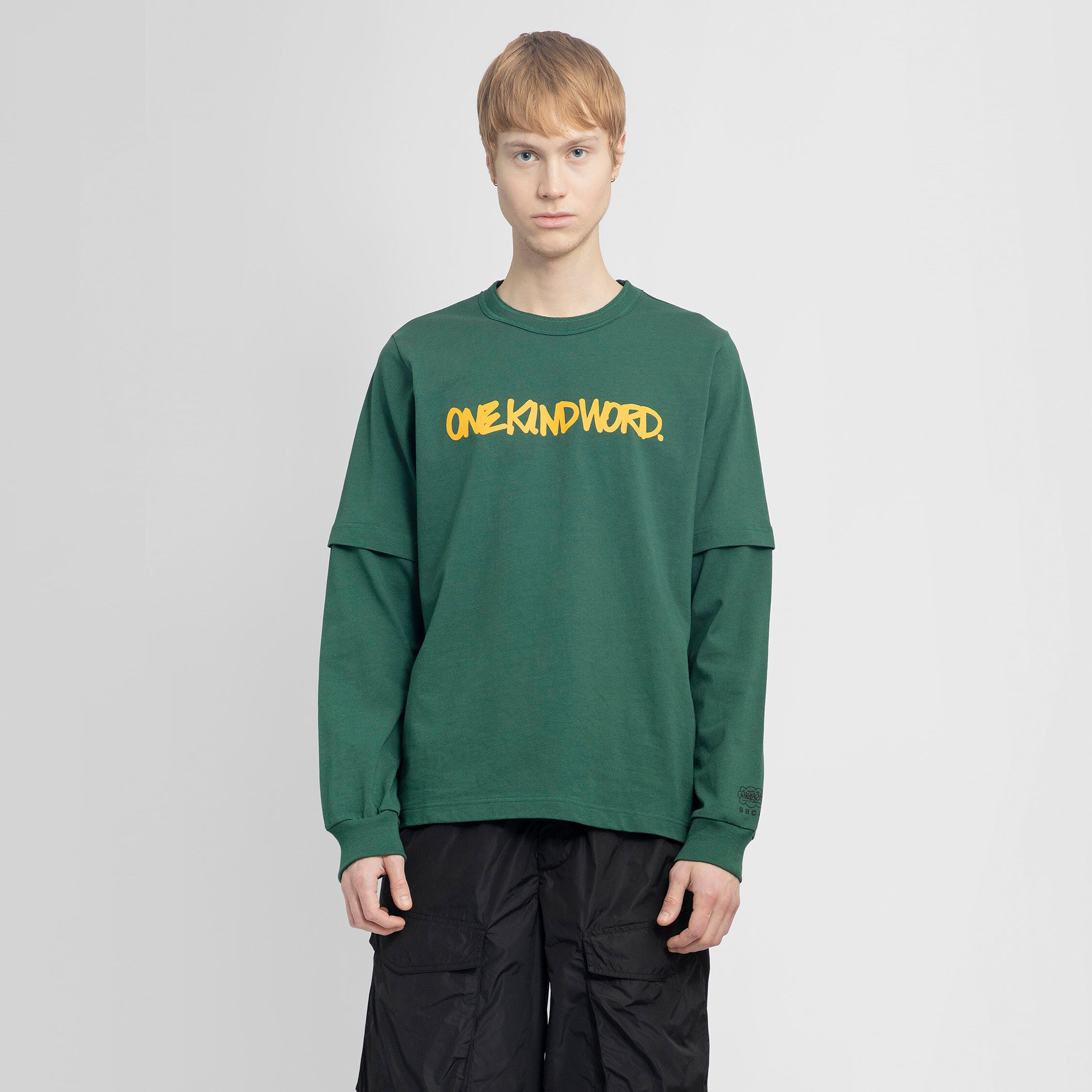 SACAI MAN GREEN T-SHIRTS - SACAI - T-SHIRTS | Antonioli