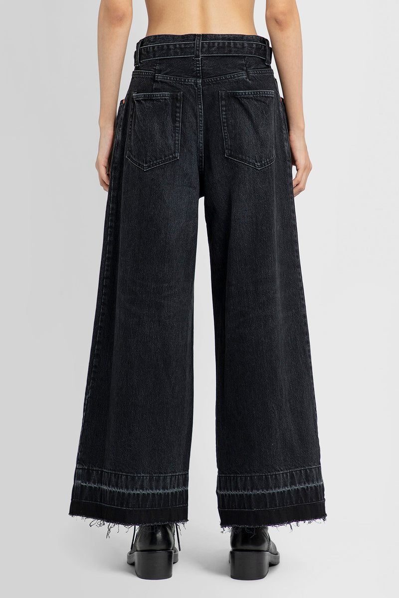 SACAI WOMAN BLACK JEANS - SACAI - JEANS | Antonioli