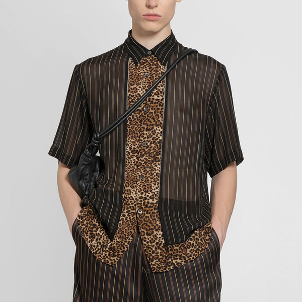 DRIES VAN NOTEN MAN BLACK SHIRTS