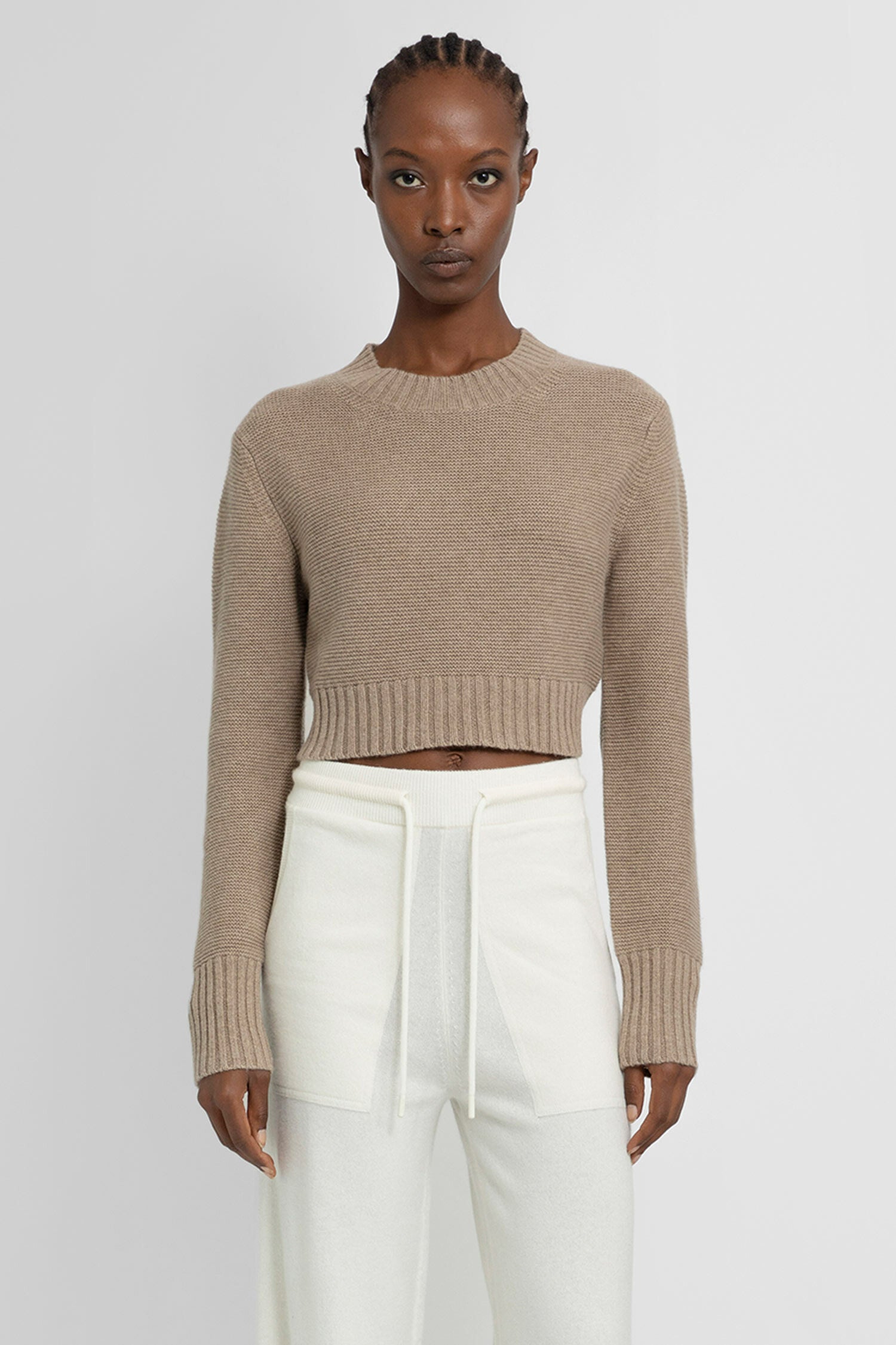 MAX MARA WOMAN BEIGE KNITWEAR