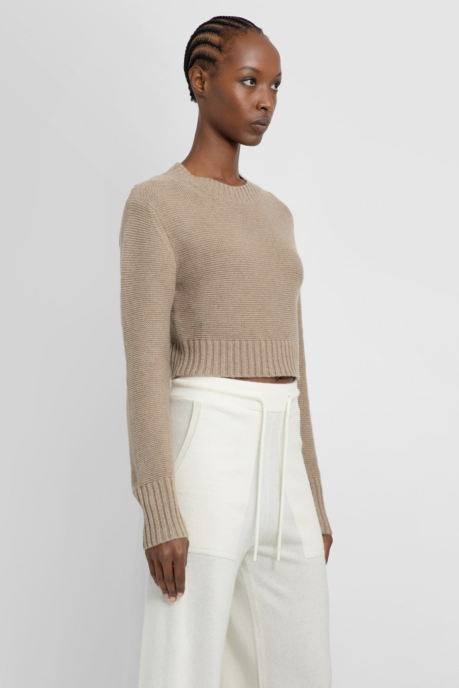 MAX MARA WOMAN BEIGE KNITWEAR