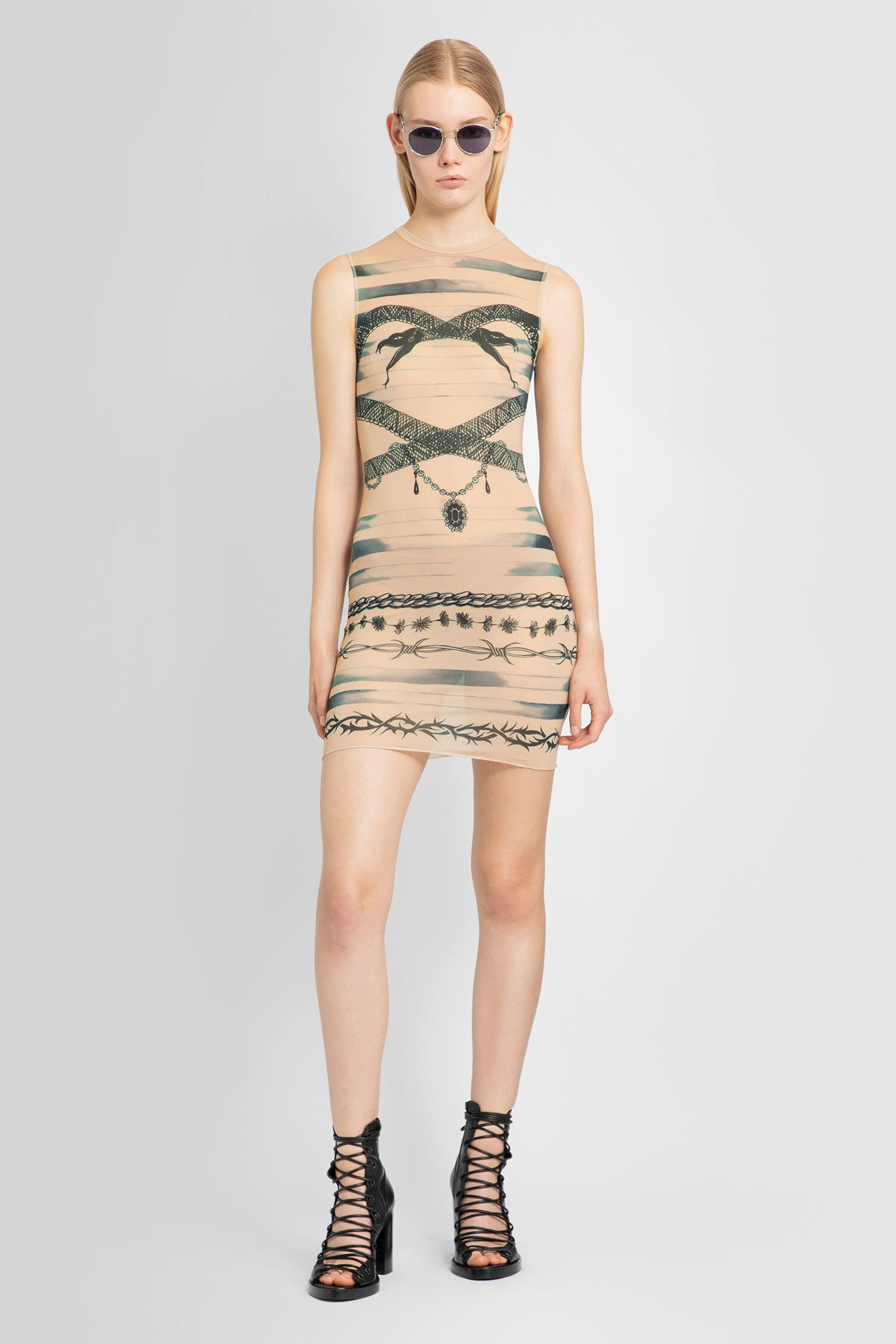 JEAN PAUL GAULTIER WOMAN MULTICOLOR DRESSES