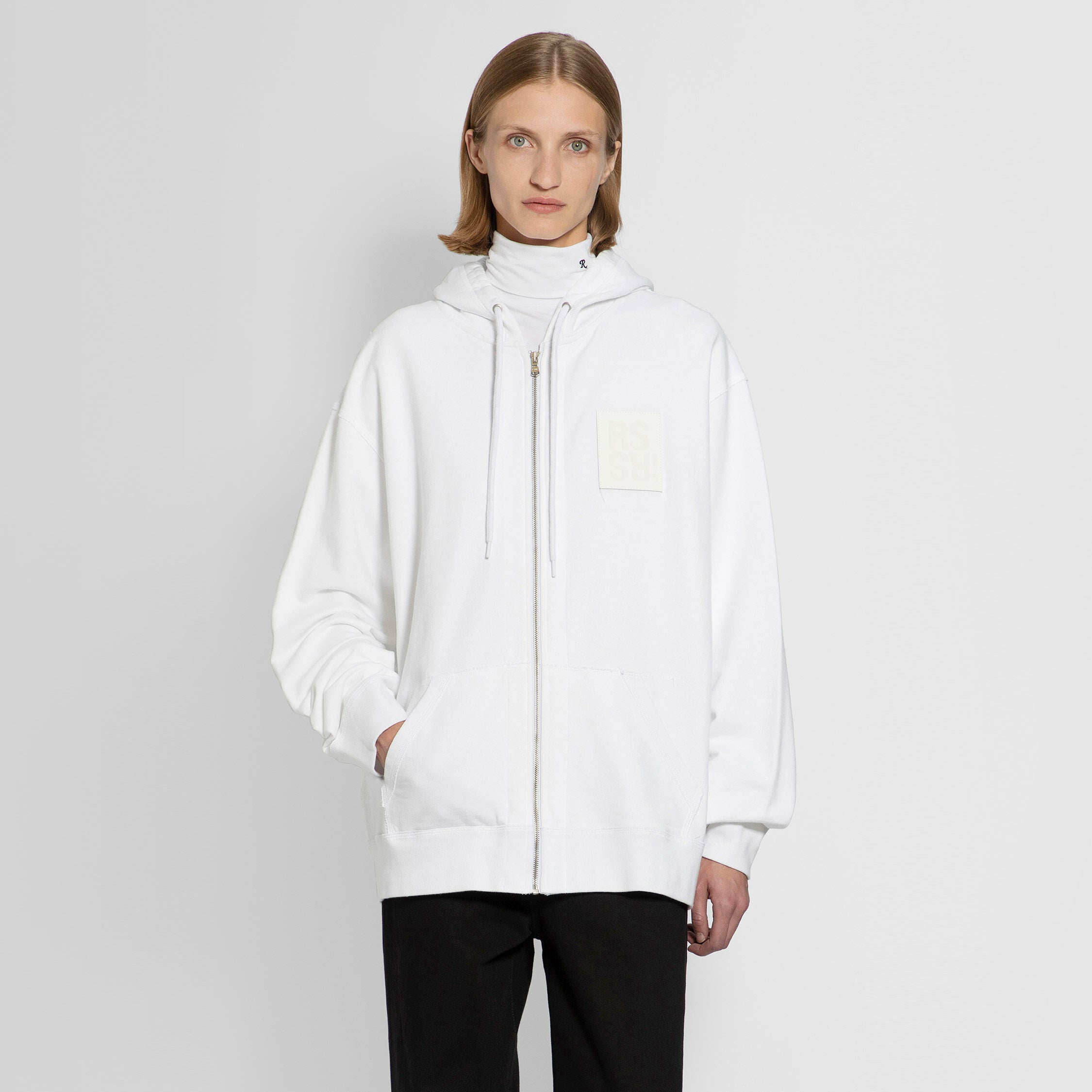 RAF SIMONS WOMAN WHITE SWEATSHIRTS - RAF SIMONS - SWEATSHIRTS