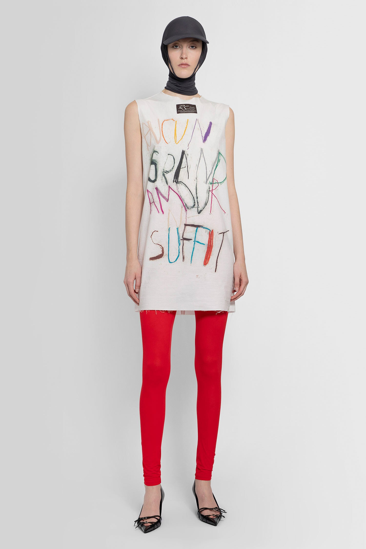 RAF SIMONS WOMAN RED TROUSERS