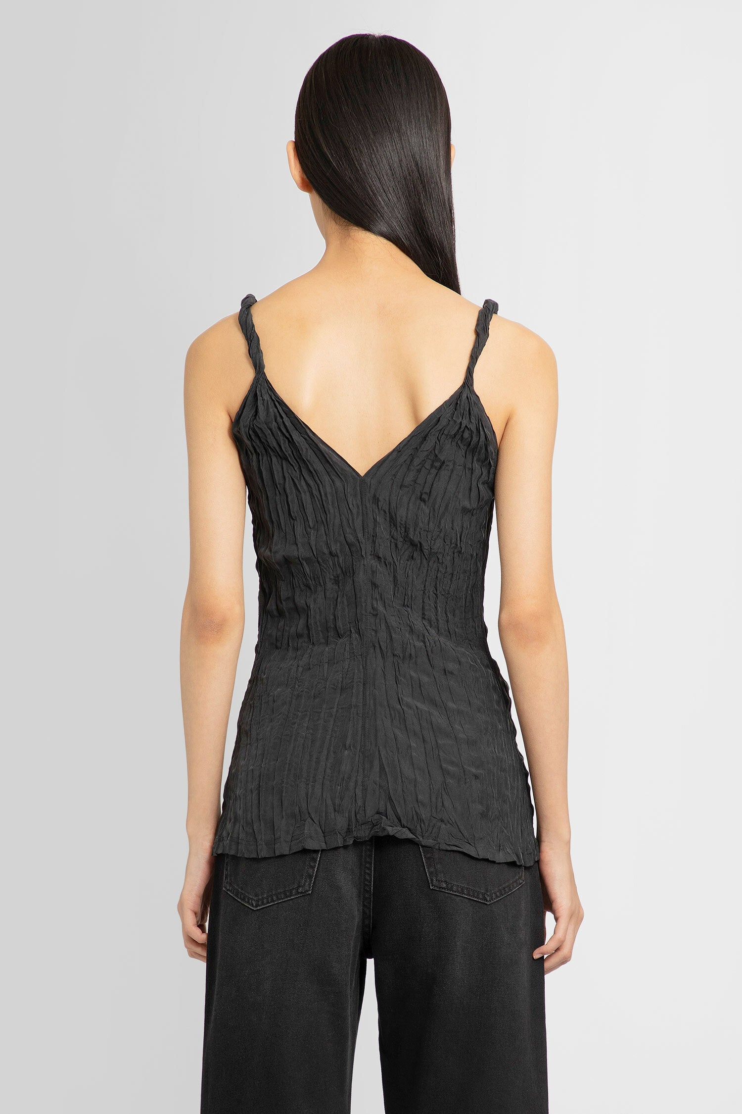 TOTEME WOMAN BLACK TOPS - TOTEME - TOPS | Antonioli