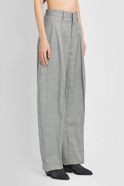 ISABEL MARANT WOMAN GREY TROUSERS