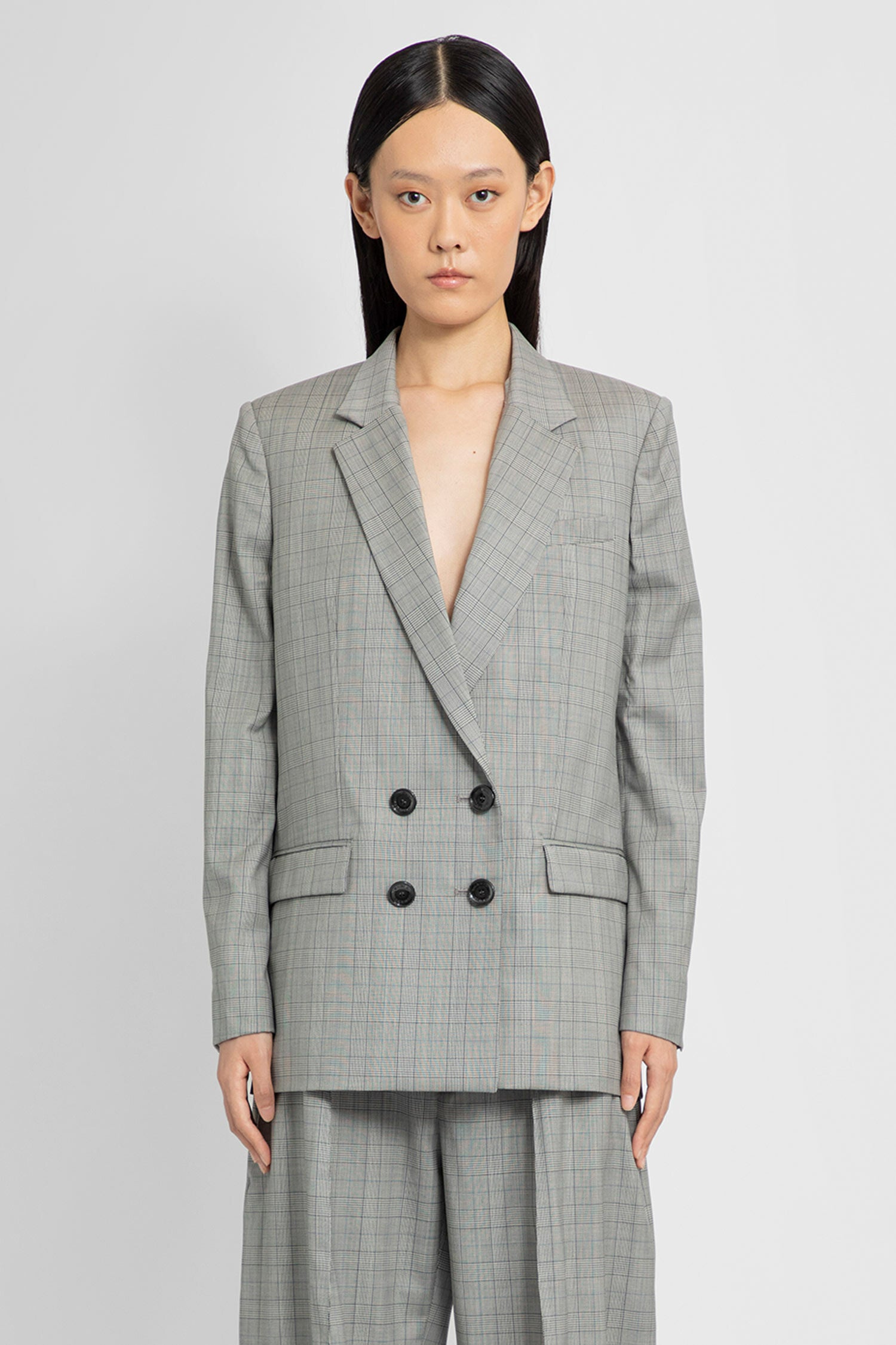 ISABEL MARANT WOMAN GREY BLAZERS