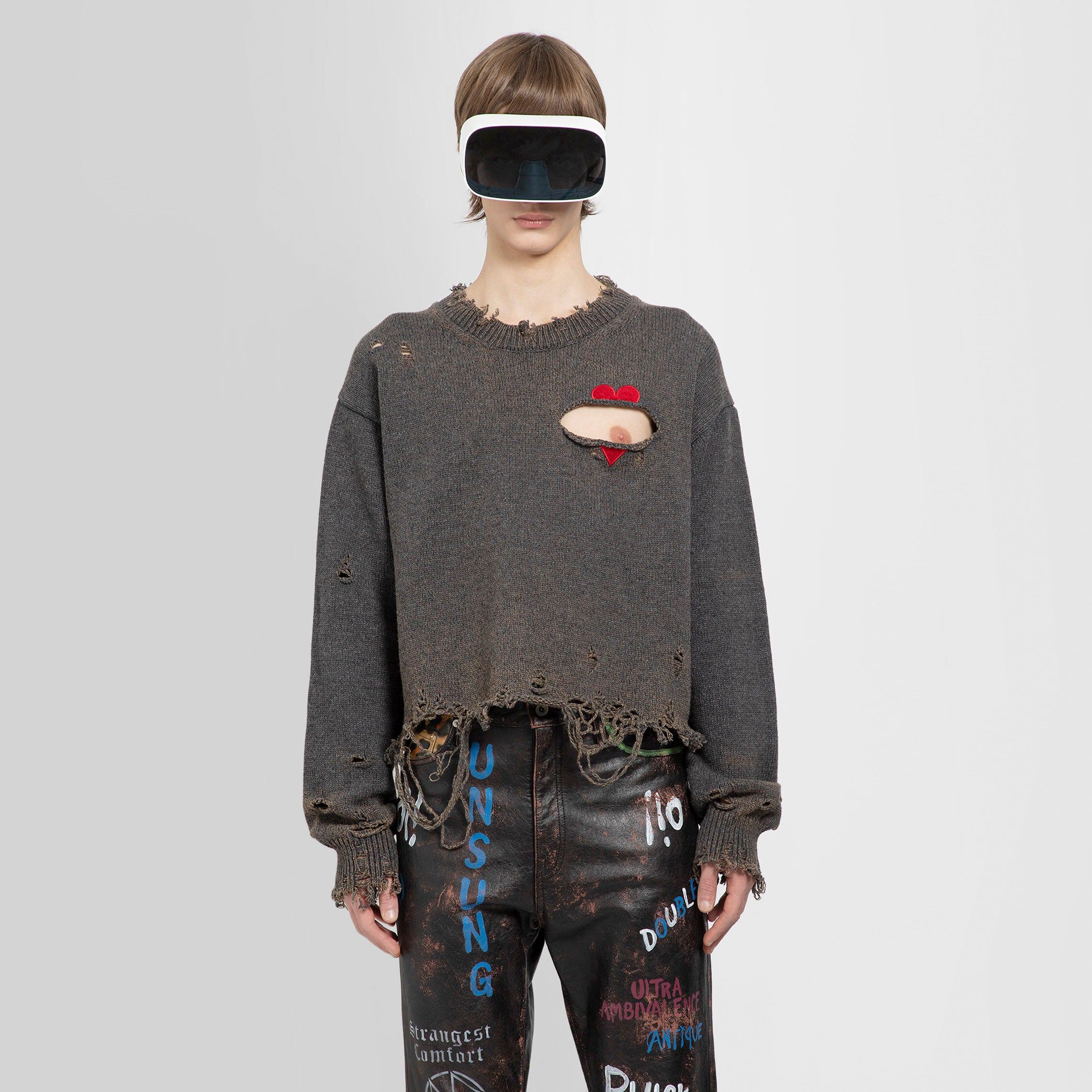 DOUBLET MAN GREY KNITWEAR - DOUBLET - KNITWEAR | Antonioli