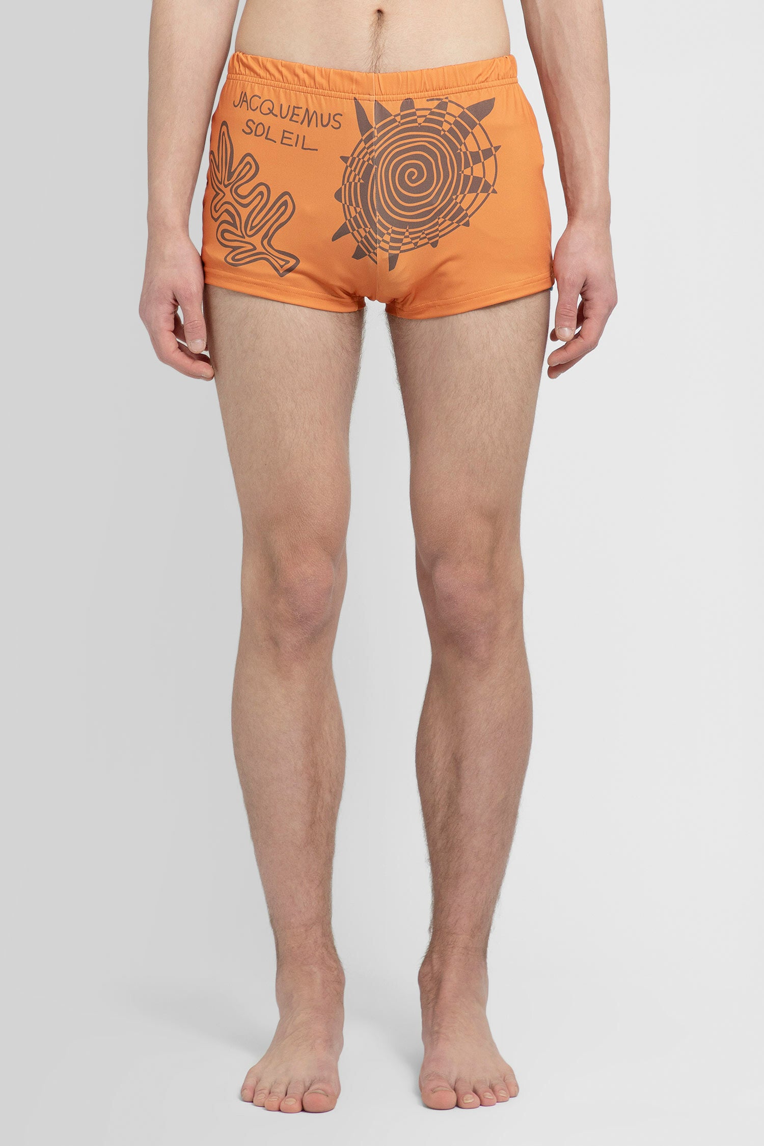 JACQUEMUS MAN ORANGE SWIMWEAR