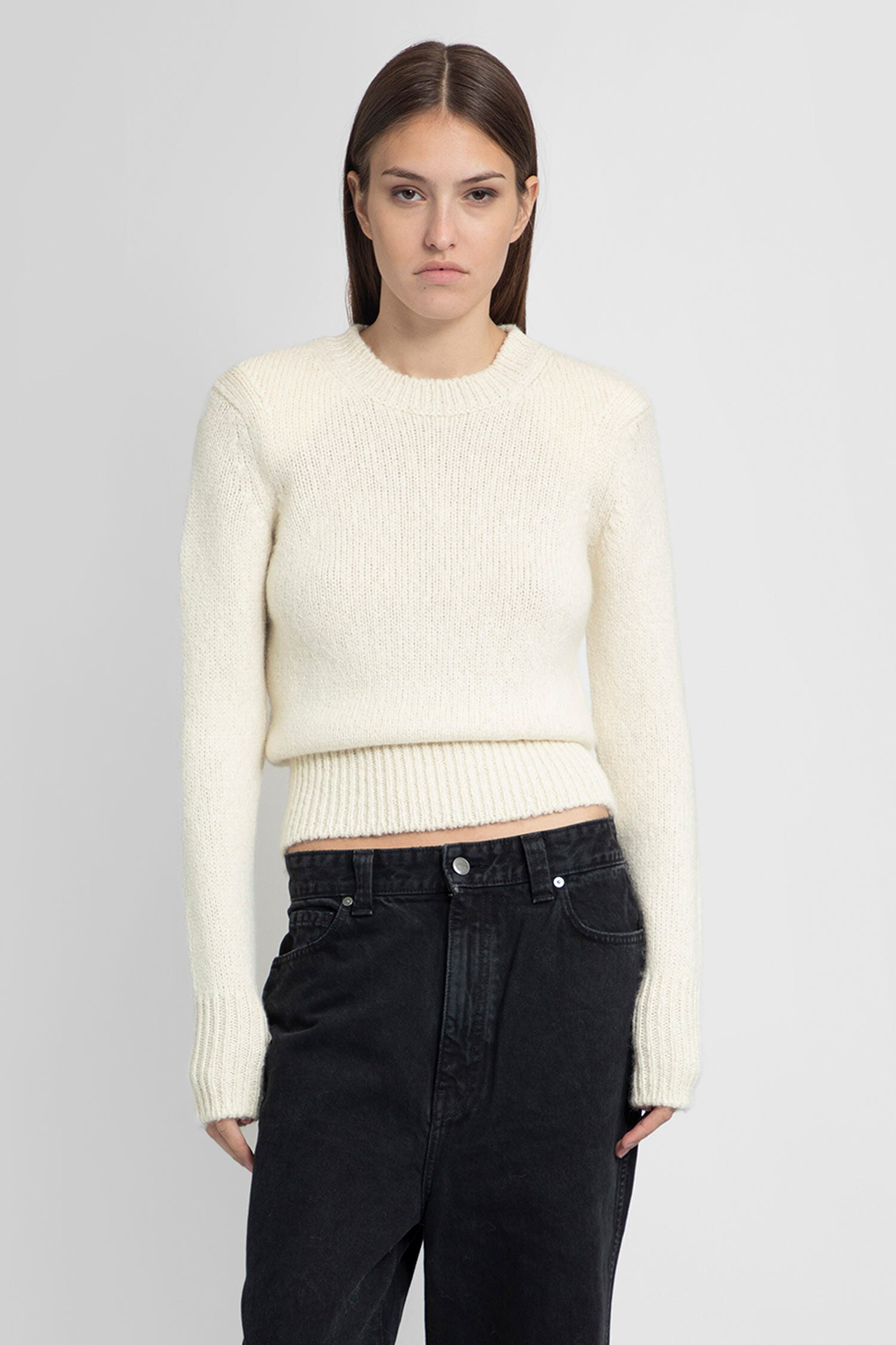 ISABEL MARANT WOMAN OFF-WHITE KNITWEAR