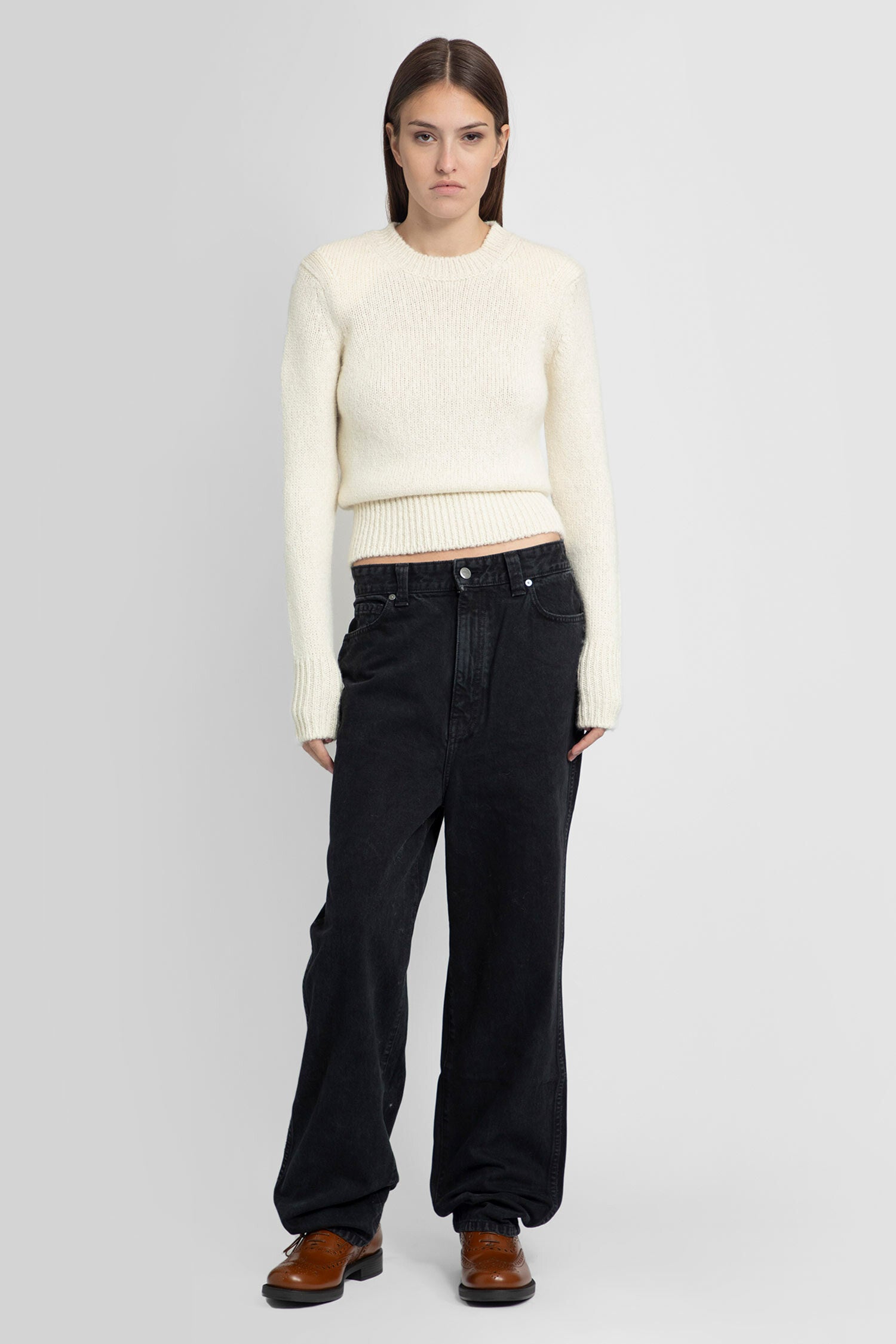 ISABEL MARANT WOMAN OFF-WHITE KNITWEAR