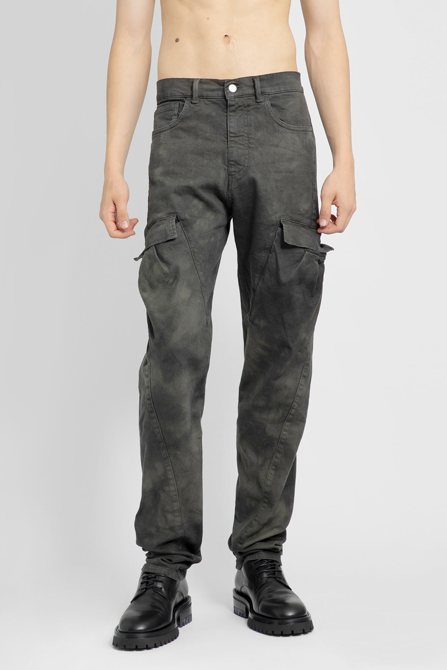 ANDREA YA AQOV MAN GREY TROUSERS - ANDREA YA AQOV - TROUSERS