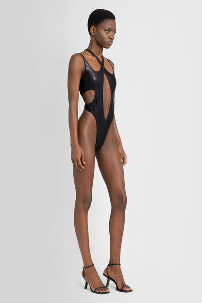 MUGLER WOMAN BLACK SWIMWEAR