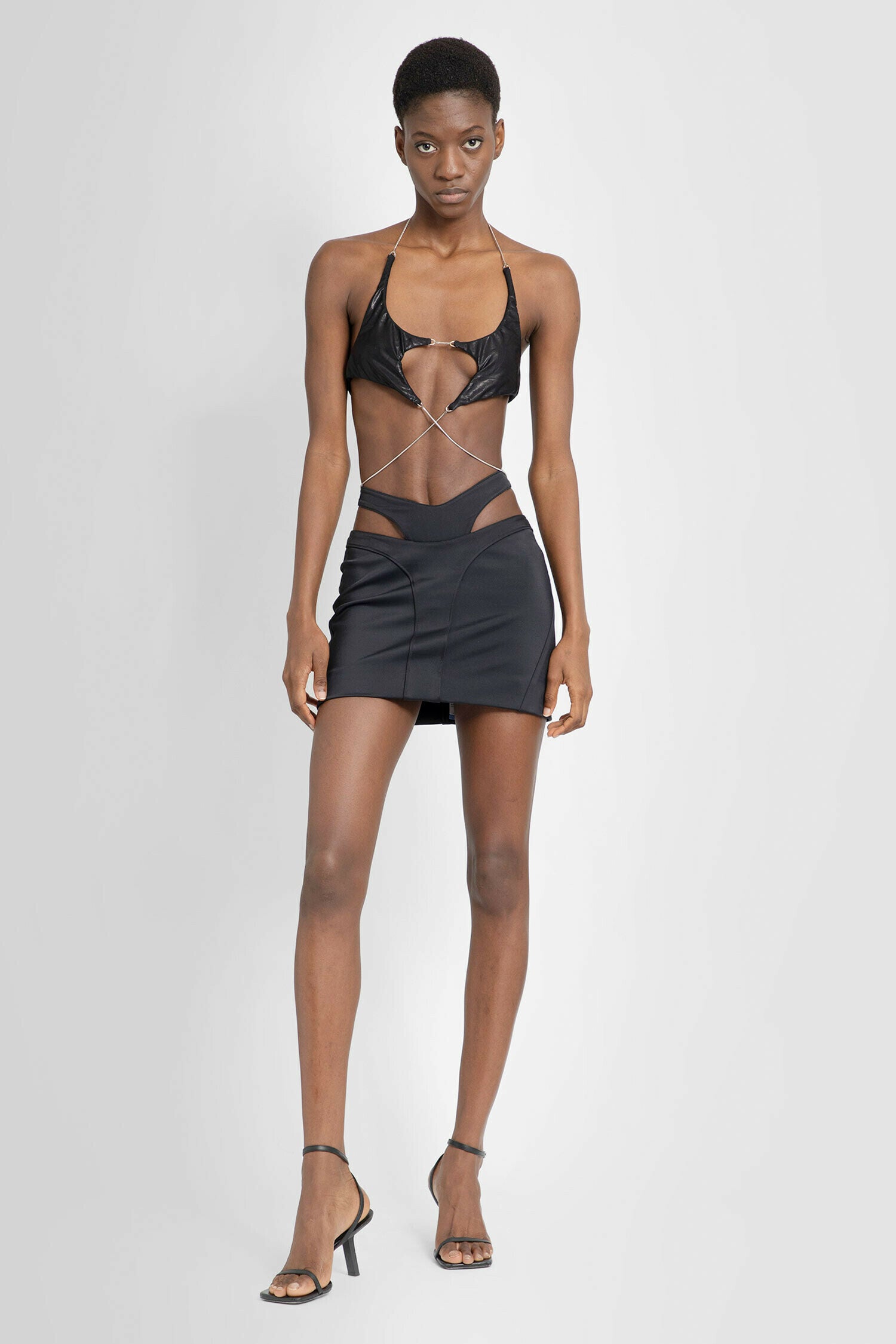 MUGLER WOMAN BLACK SWIMWEAR