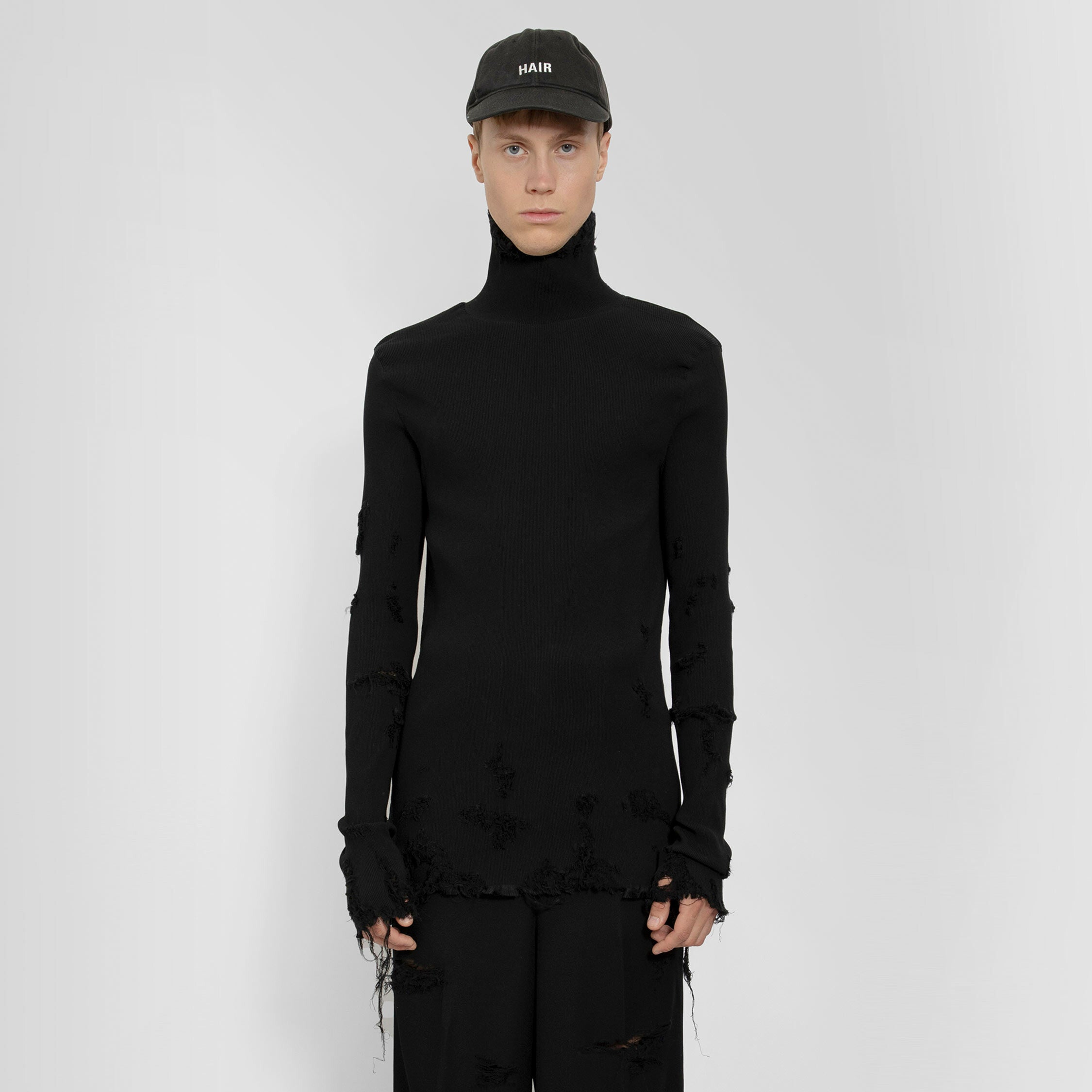 DOUBLET MAN BLACK KNITWEAR - DOUBLET - KNITWEAR | Antonioli