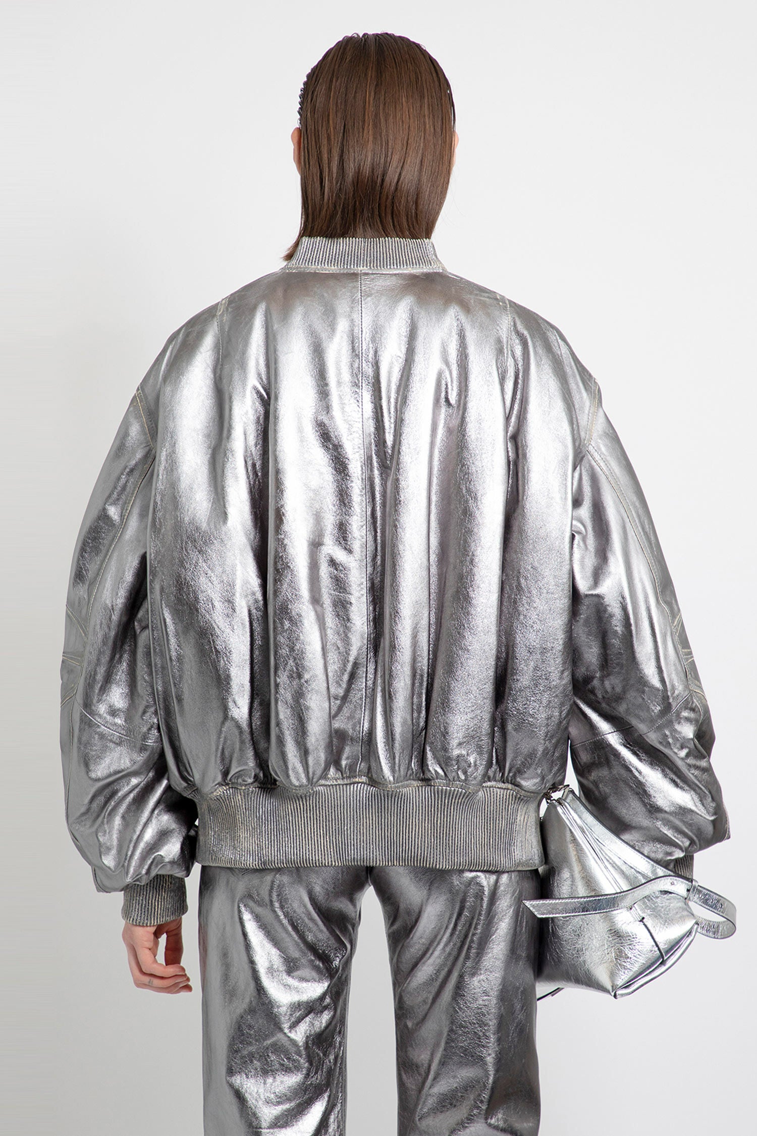 THE ATTICO WOMAN SILVER JACKETS