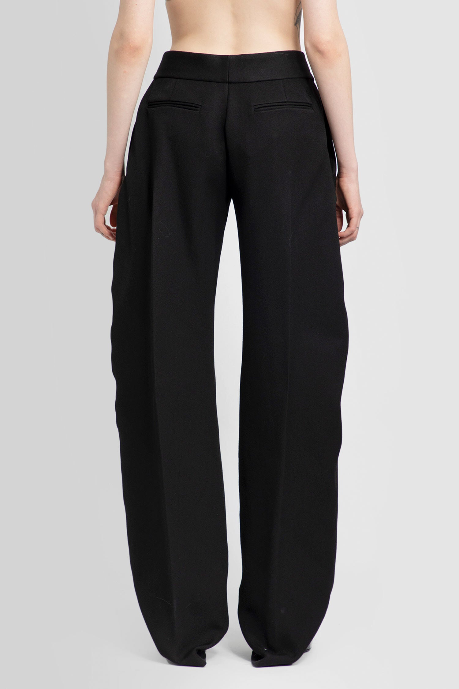 THE ATTICO WOMAN BLACK TROUSERS