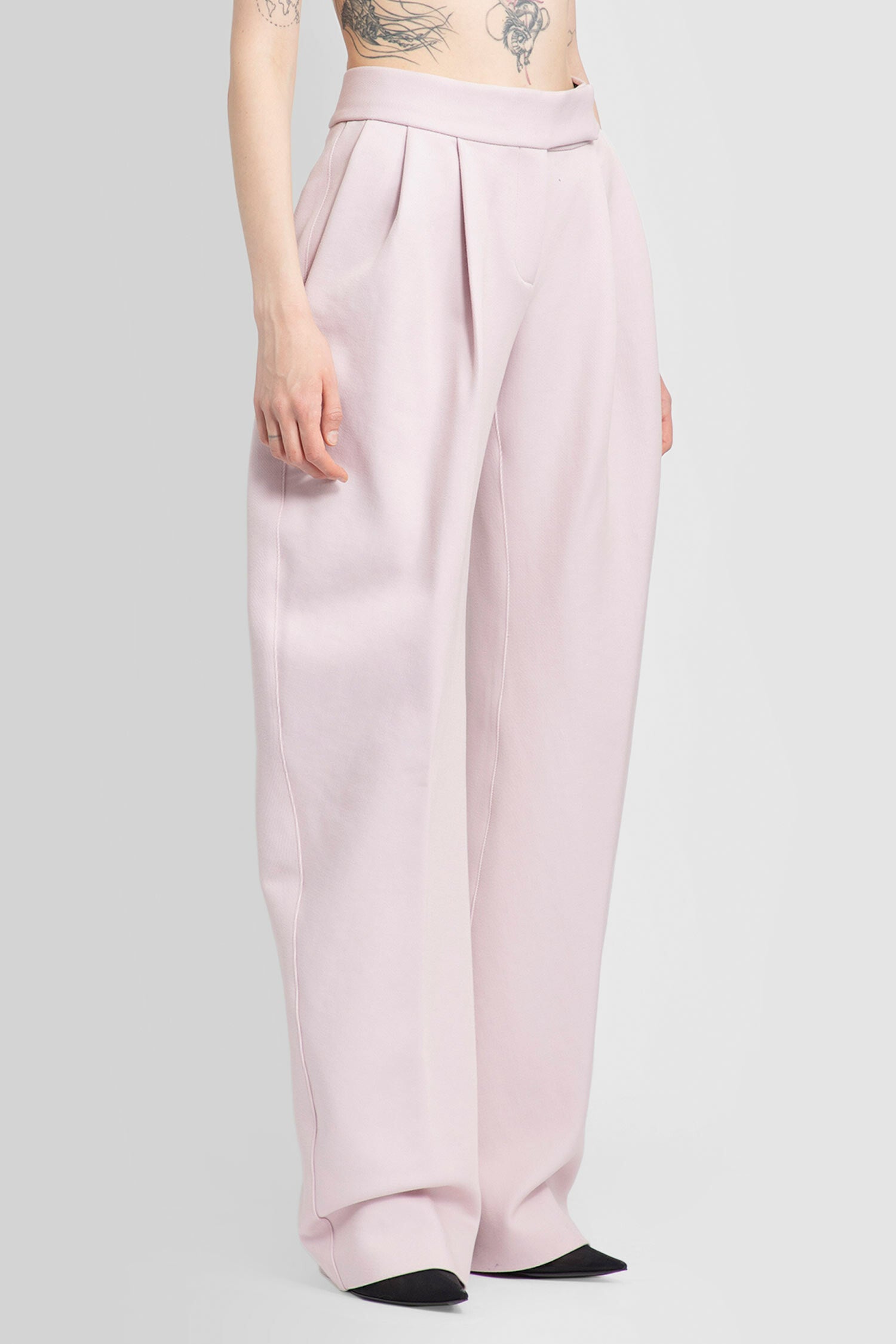 THE ATTICO WOMAN PINK TROUSERS