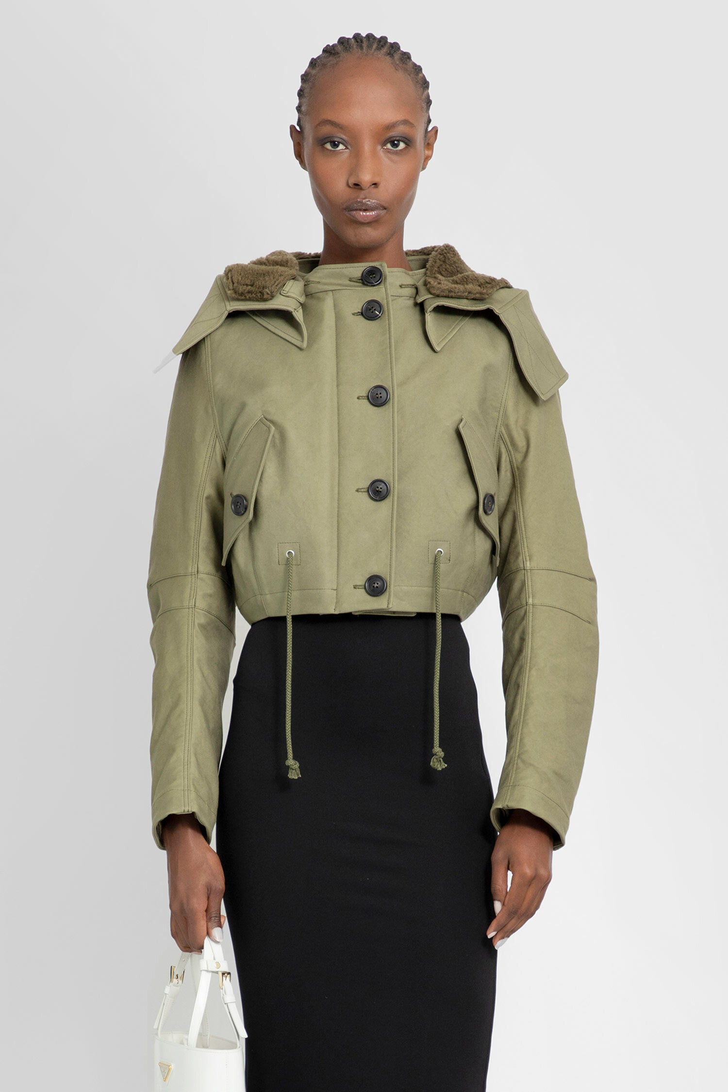 PRADA WOMAN GREEN JACKETS