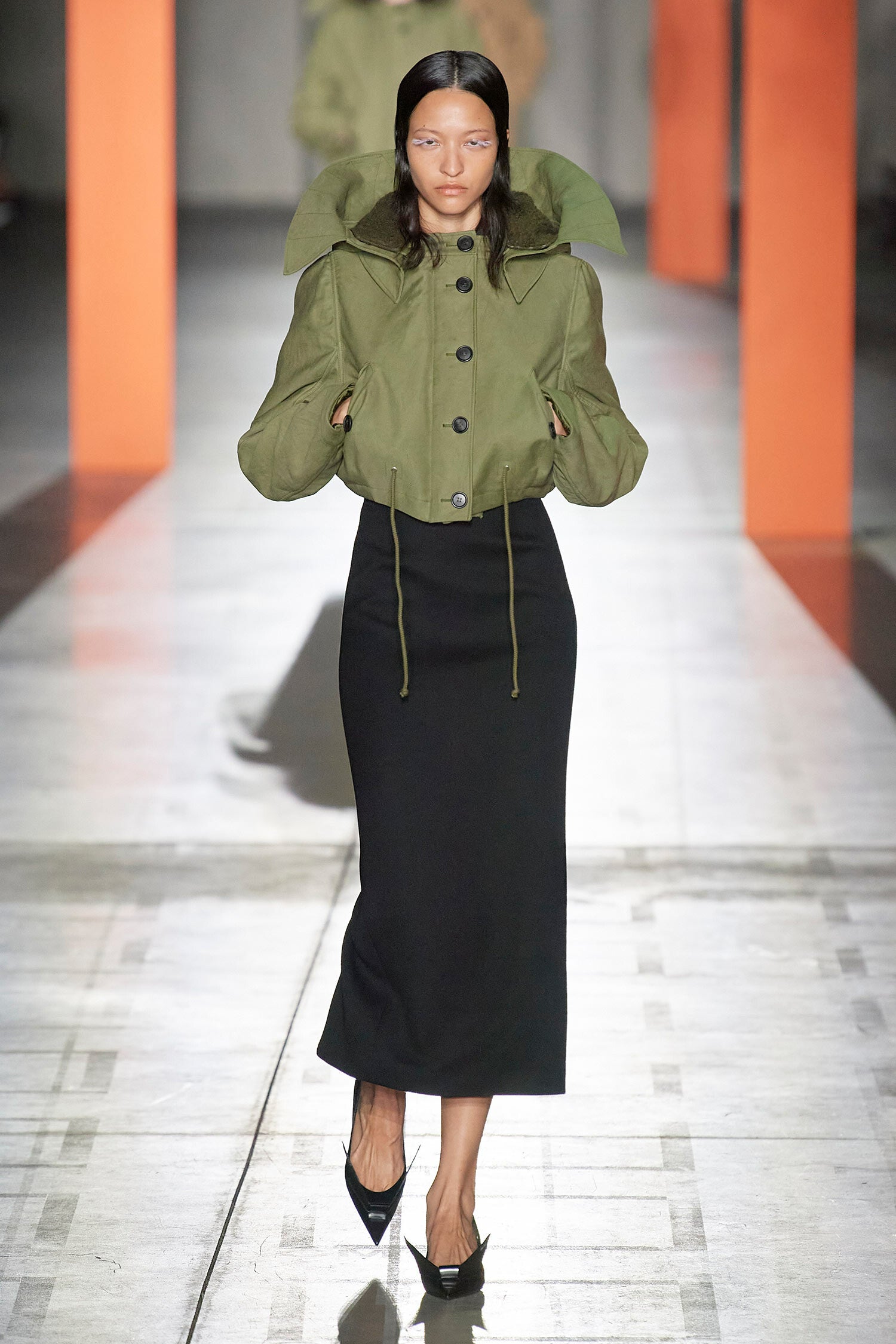 PRADA WOMAN GREEN JACKETS