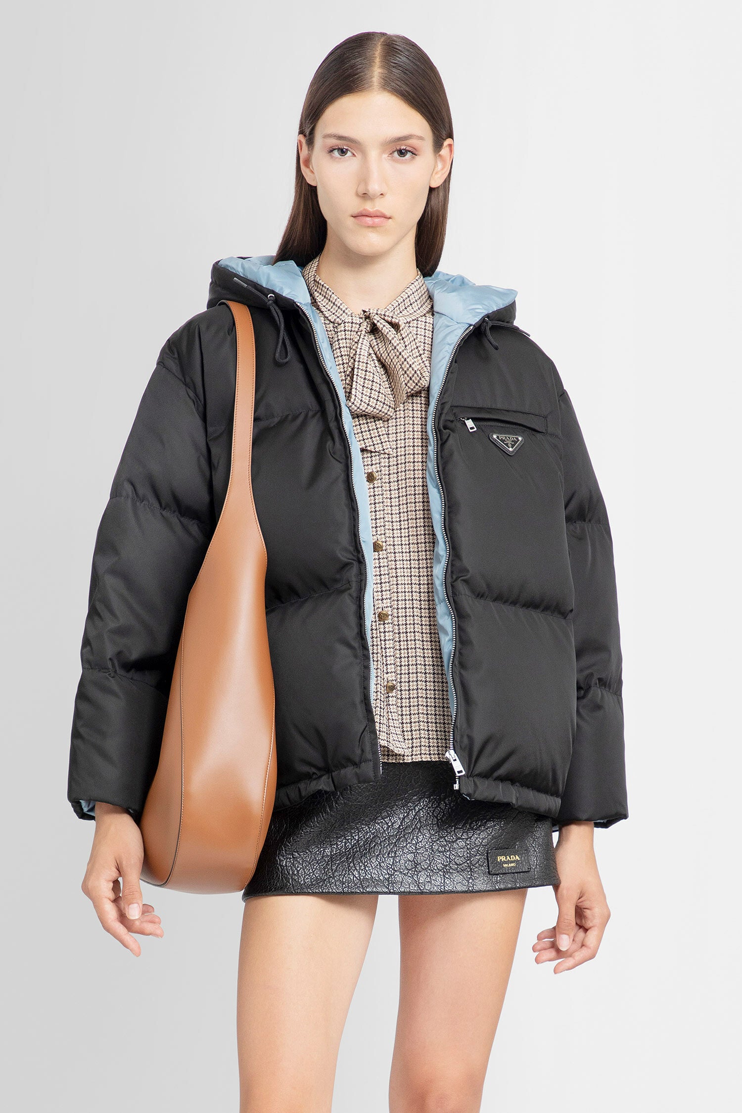 PRADA WOMAN BLACK JACKETS