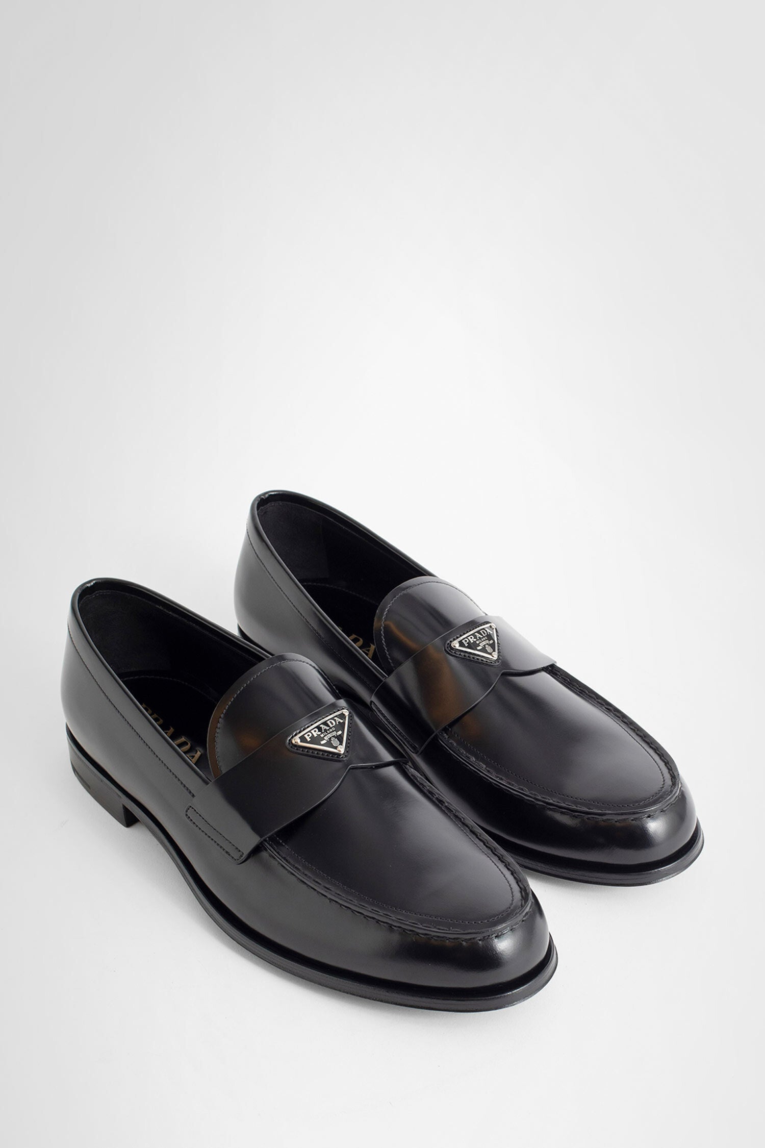 PRADA MAN BLACK LOAFERS