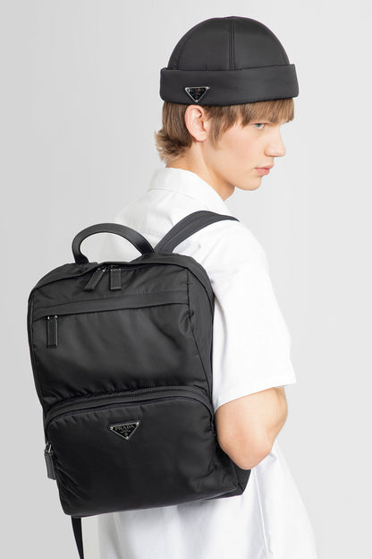 PRADA MAN BLACK BACKPACKS & TRAVEL BAGS