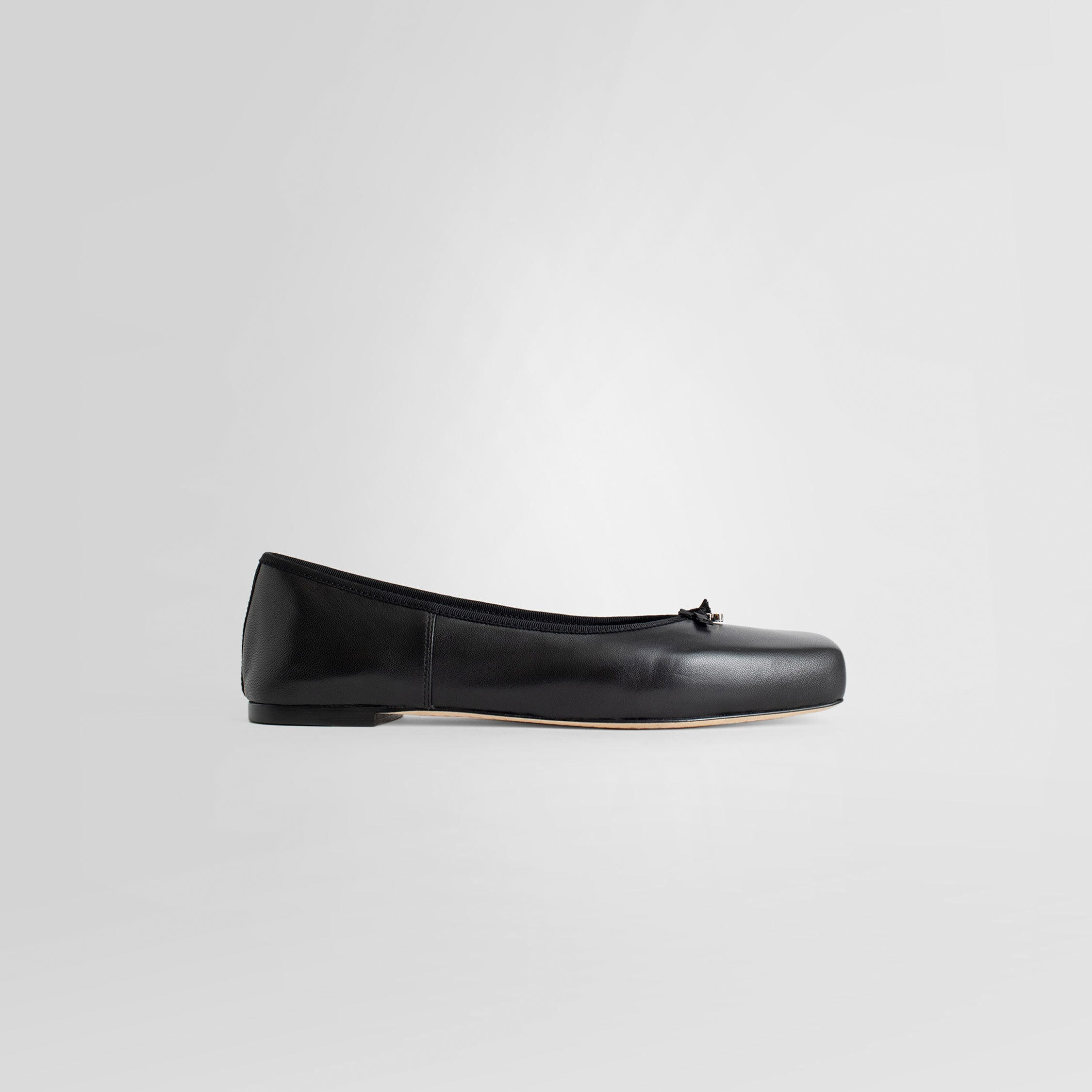 Alexander Wang Billie leather ballerina shoes - Black