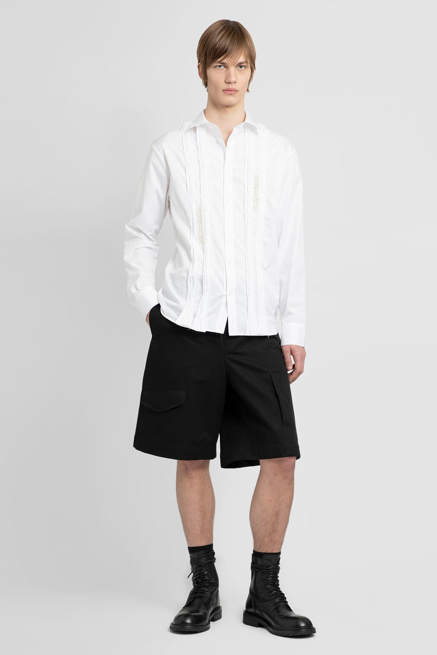 SIMONE ROCHA MAN BLACK SHORTS & SKIRTS