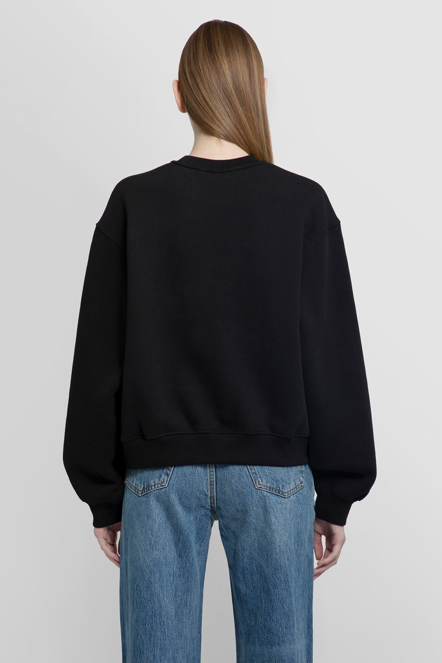 ALEXANDER WANG WOMAN BLACK SWEATSHIRTS ALEXANDER WANG