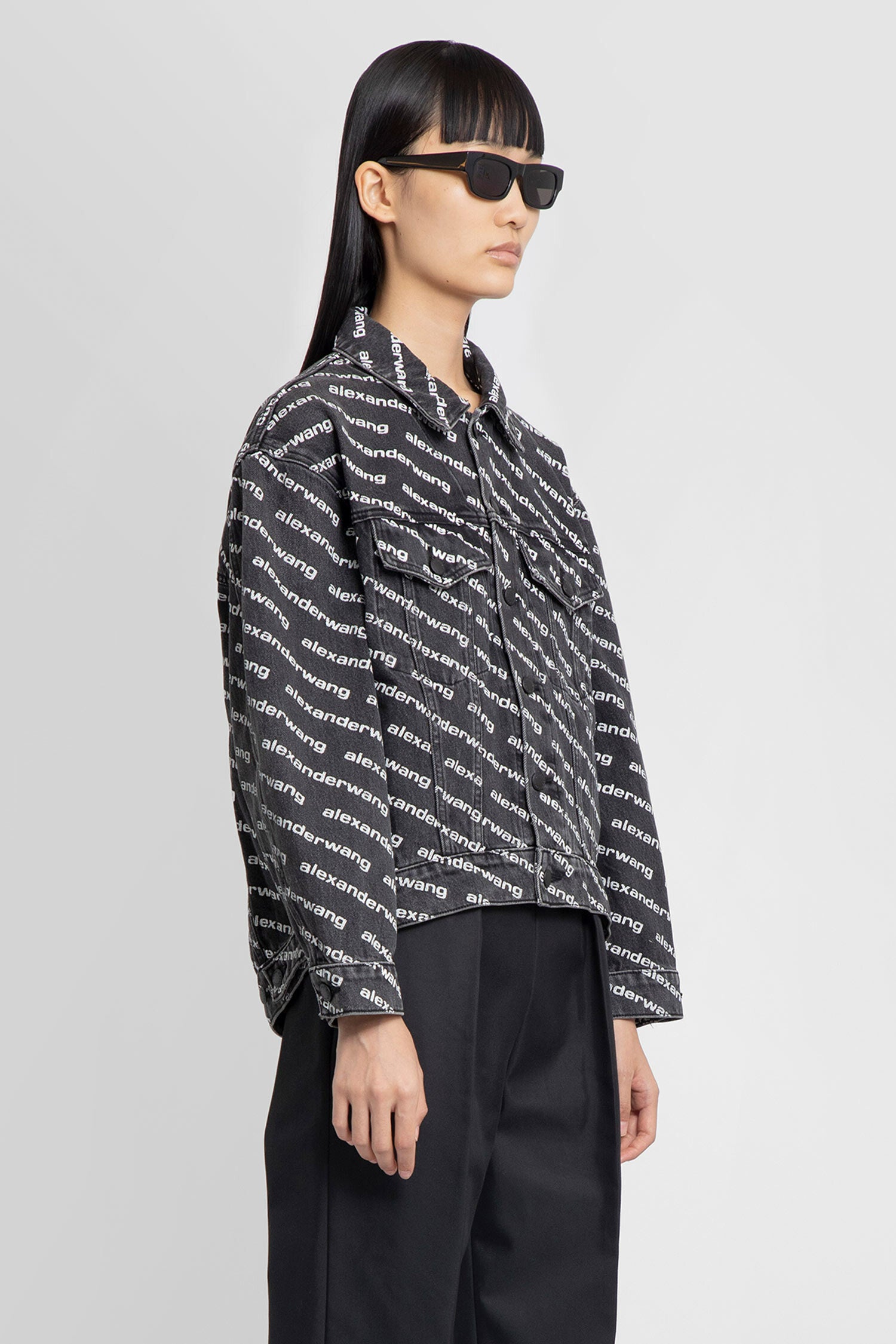 ALEXANDER WANG WOMAN GREY JACKETS