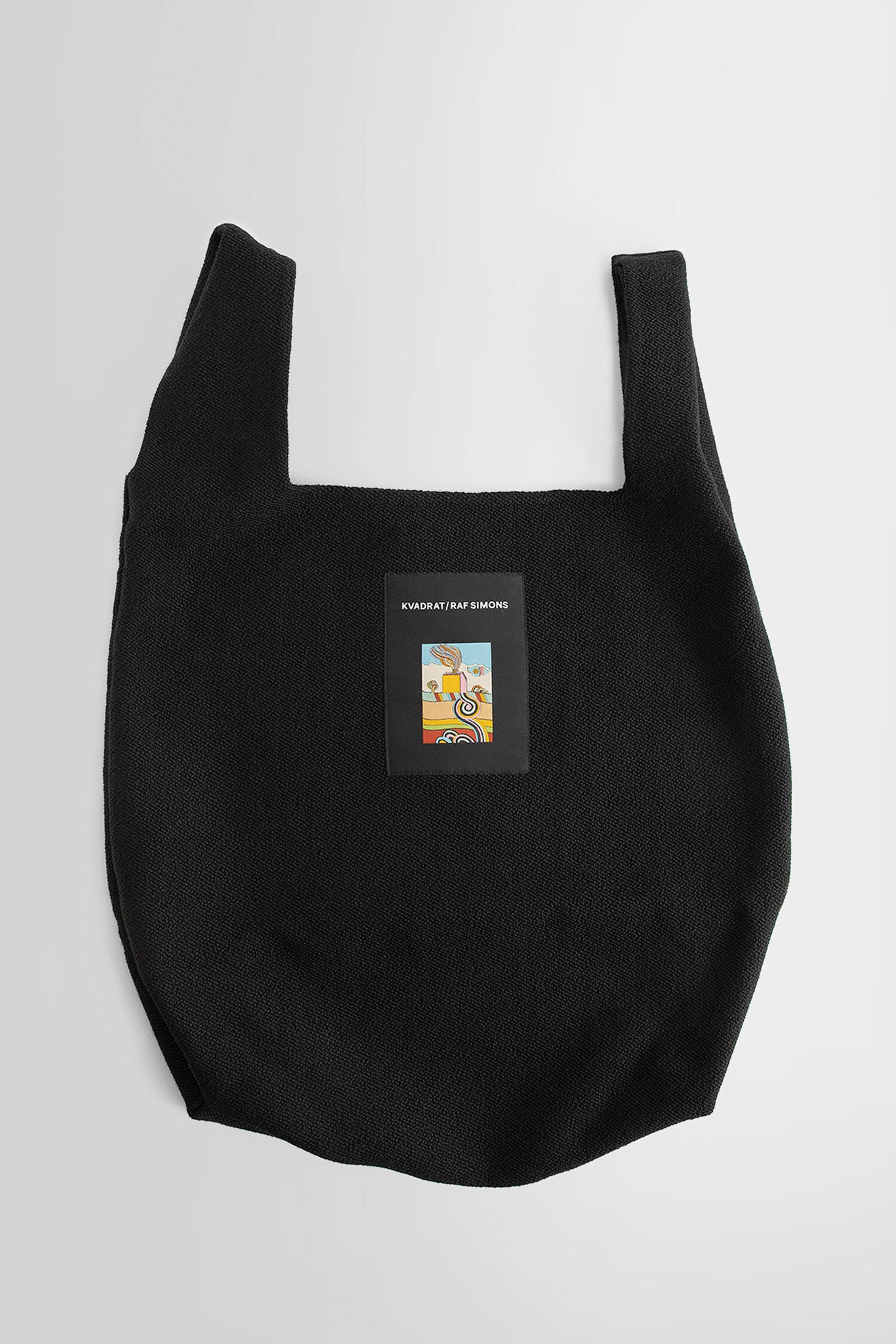 KVADRAT/ RAF SIMONS UNISEX BLACK TOTE BAGS