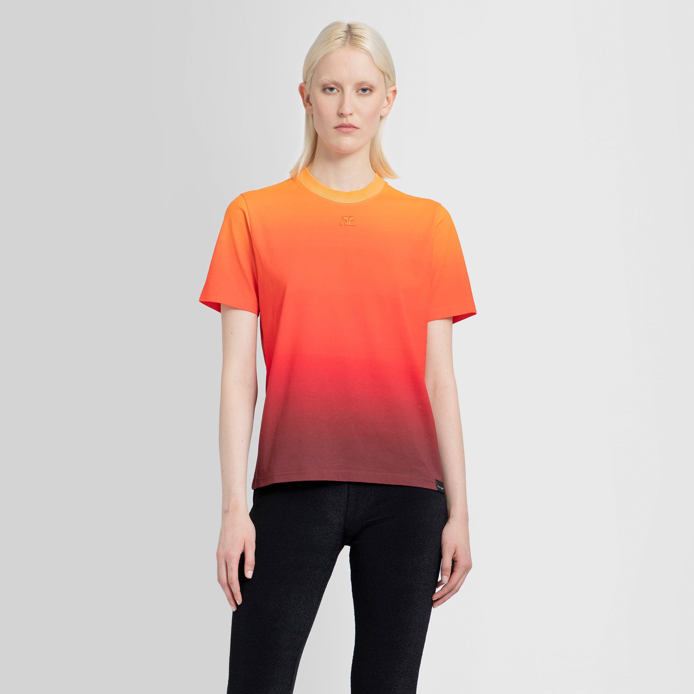 COURRÈGES WOMAN MULTICOLOR T-SHIRTS - COURRÈGES - T-SHIRTS | Antonioli