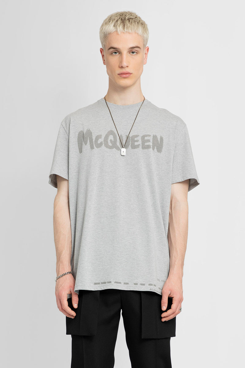 McQueen Graffiti T-Shirt in Black