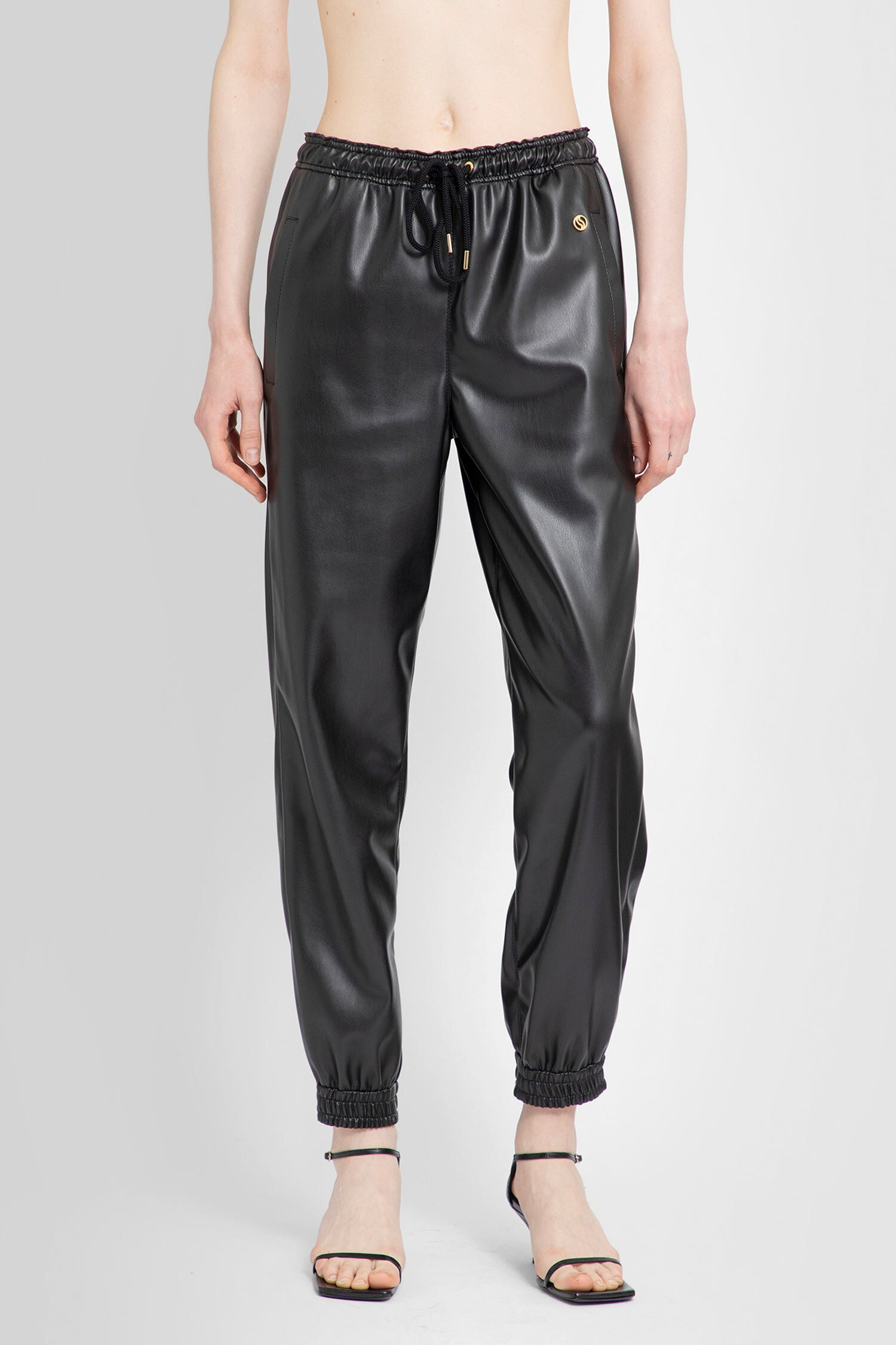 STELLA MCCARTNEY WOMAN BLACK TROUSERS