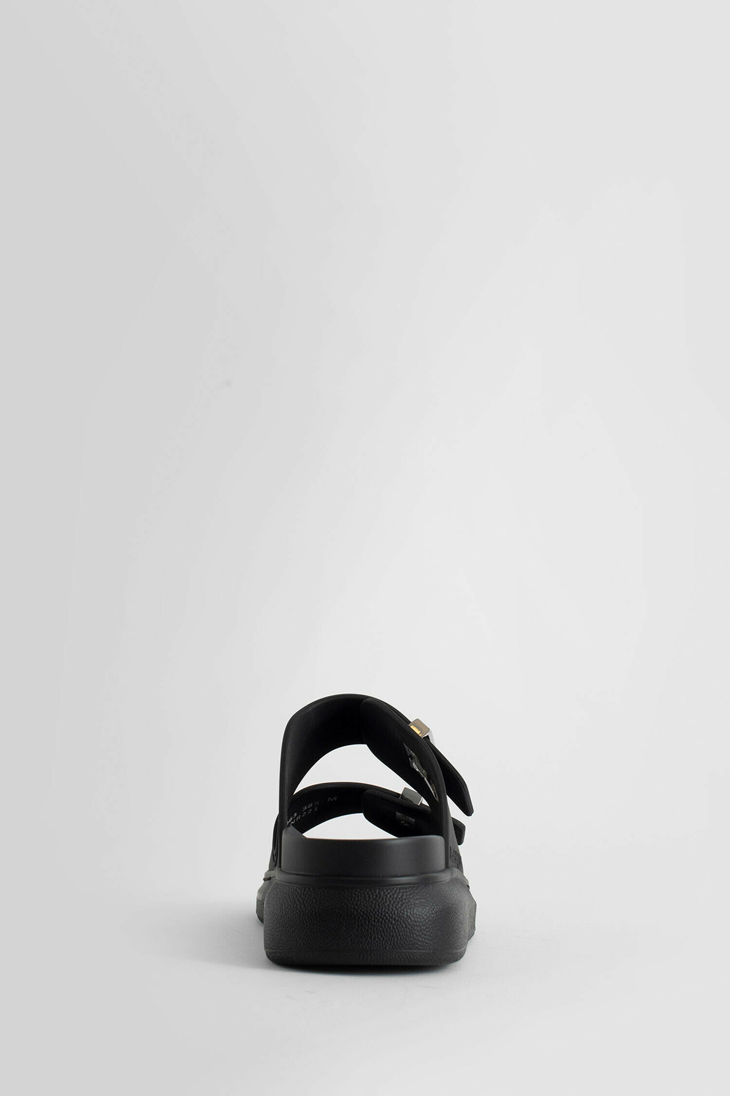 ALEXANDER MCQUEEN WOMAN BLACK SANDALS