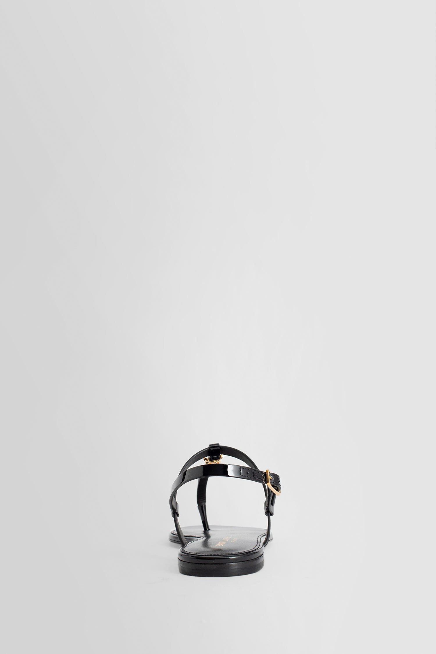 SAINT LAURENT WOMAN BLACK SANDALS