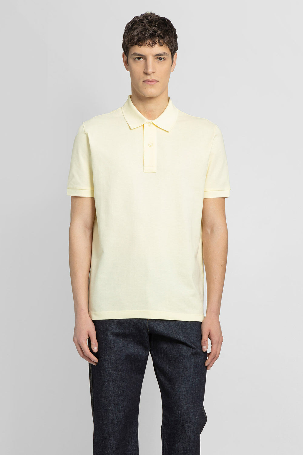 BOTTEGA VENETA MAN YELLOW T-SHIRTS