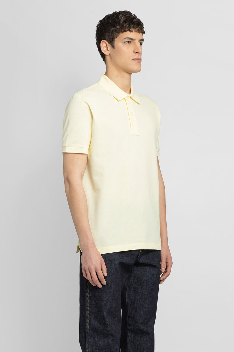 BOTTEGA VENETA MAN YELLOW T-SHIRTS