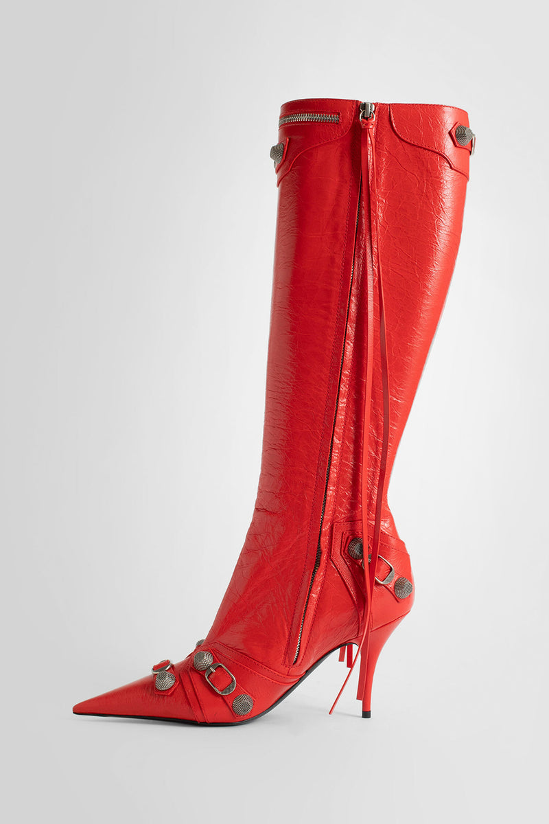 Balenciaga Woman Red Boots