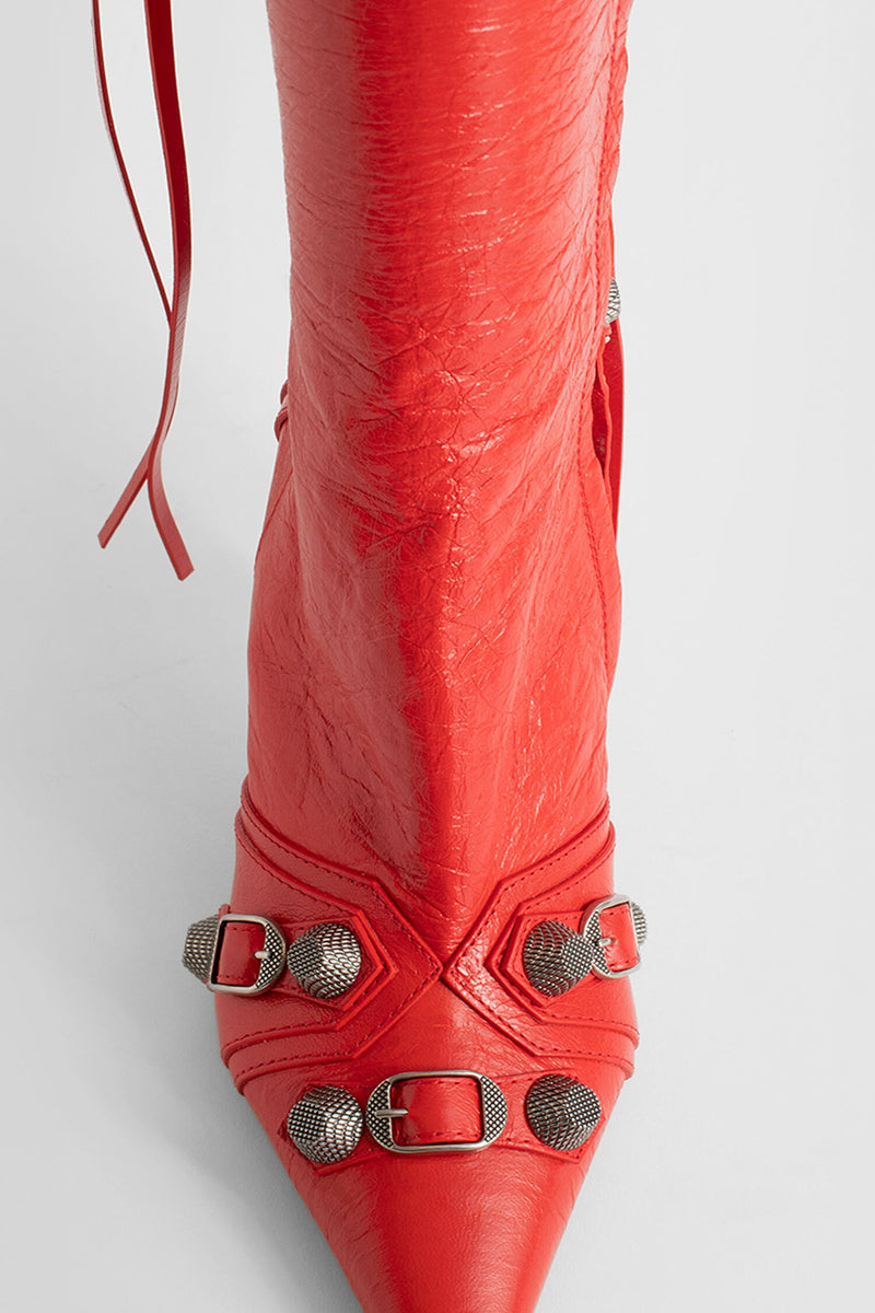 Balenciaga x Colette Knife Boots Outfit  Lisa Hahnbück Fashion Blog  Red  boots outfit Fashion Fashion clothes women