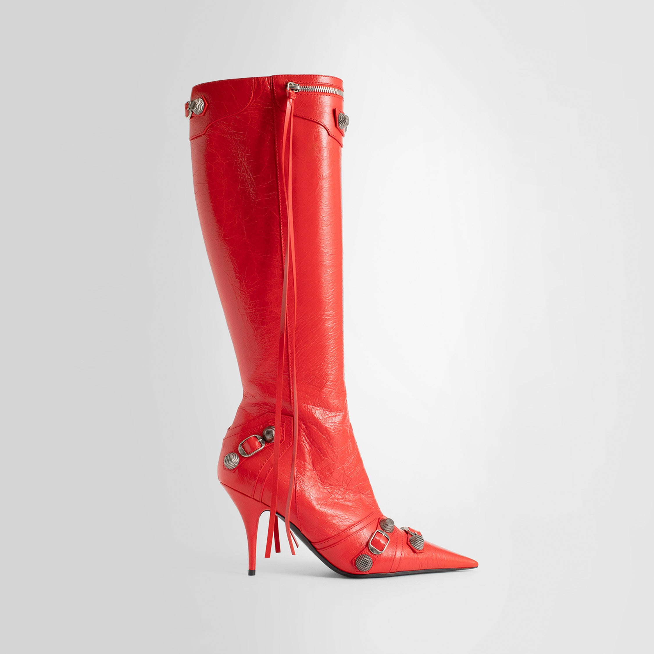 Balenciaga  Shoes  Balenciaga Red Sequin Thigh High Boots  Poshmark