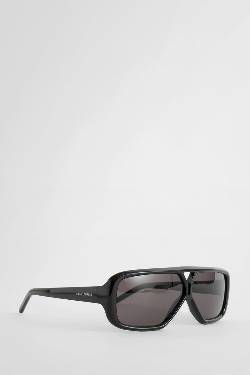 SL 569 Y Flat Brow Sunglasses in Black - Saint Laurent